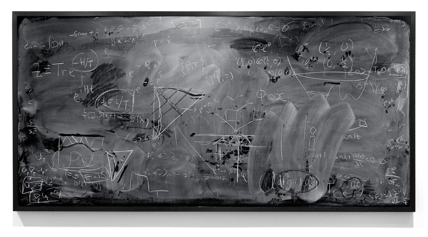Alejandro Guijarro Momentum — quantum mechanics blackboard at Cambridge III, 2011
