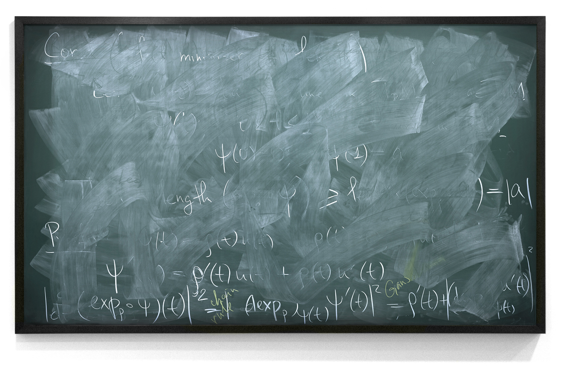 Alejandro Guijarro Momentum — physics blackboard at CERN III, Geneva, 2012