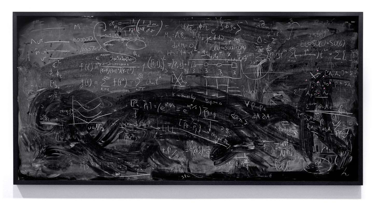 Alejandro Guijarro Momentum photography series overview — quantum mechanics blackboards, 2012