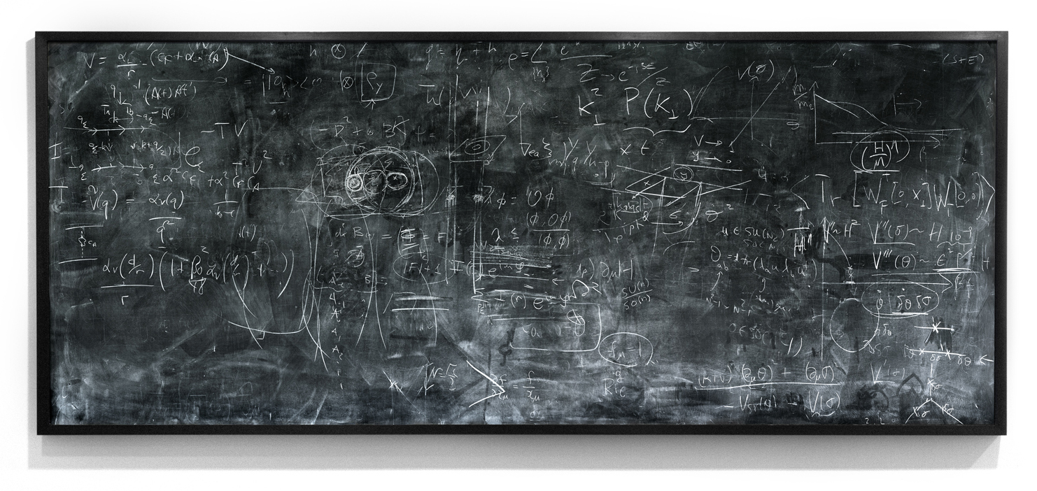 Alejandro Guijarro Momentum — quantum mechanics blackboard at Oxford, 2011