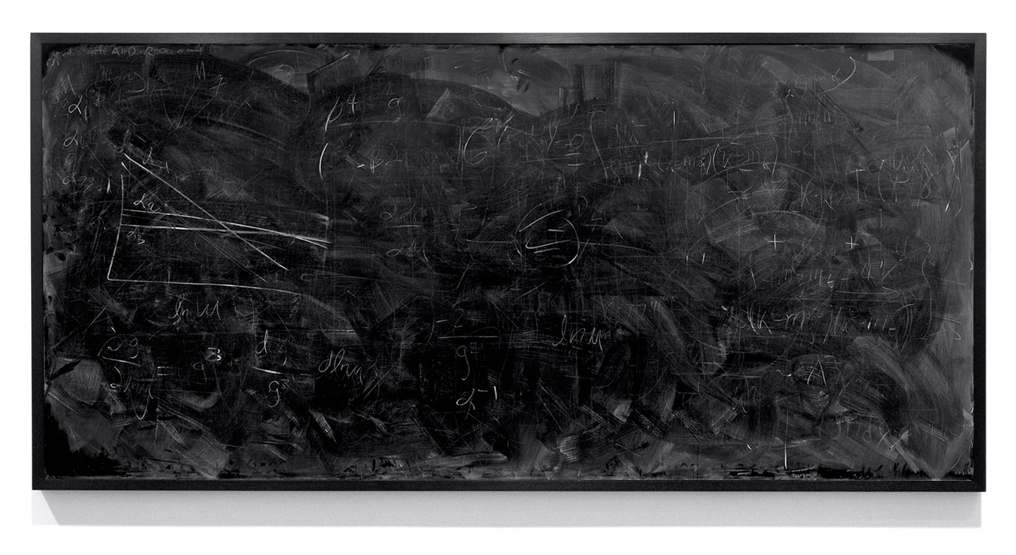 Alejandro Guijarro Momentum — quantum mechanics blackboard at MIT, 2011