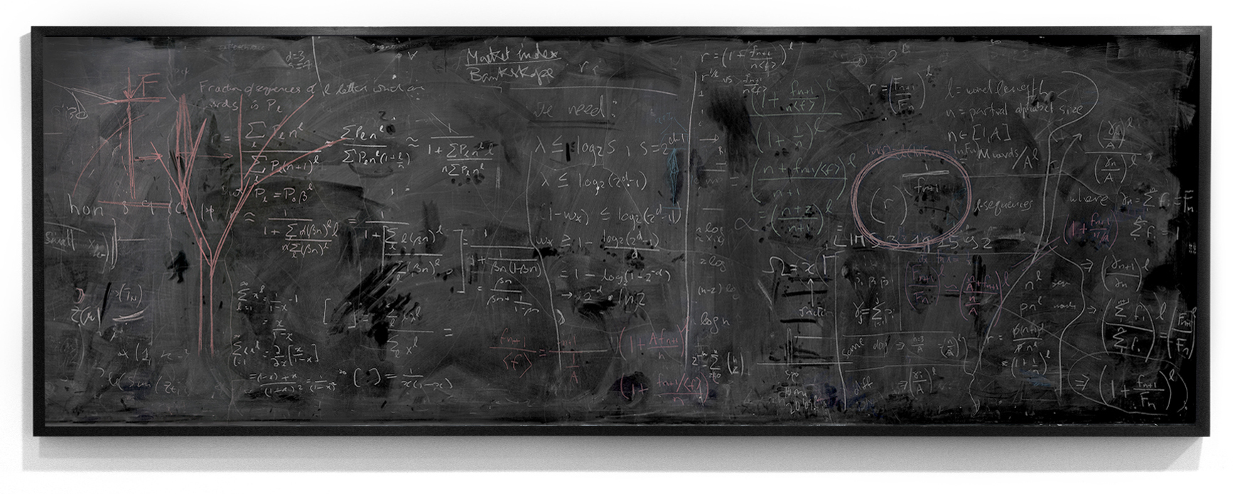 Alejandro Guijarro Momentum — quantum mechanics blackboard at Cambridge II, 2011