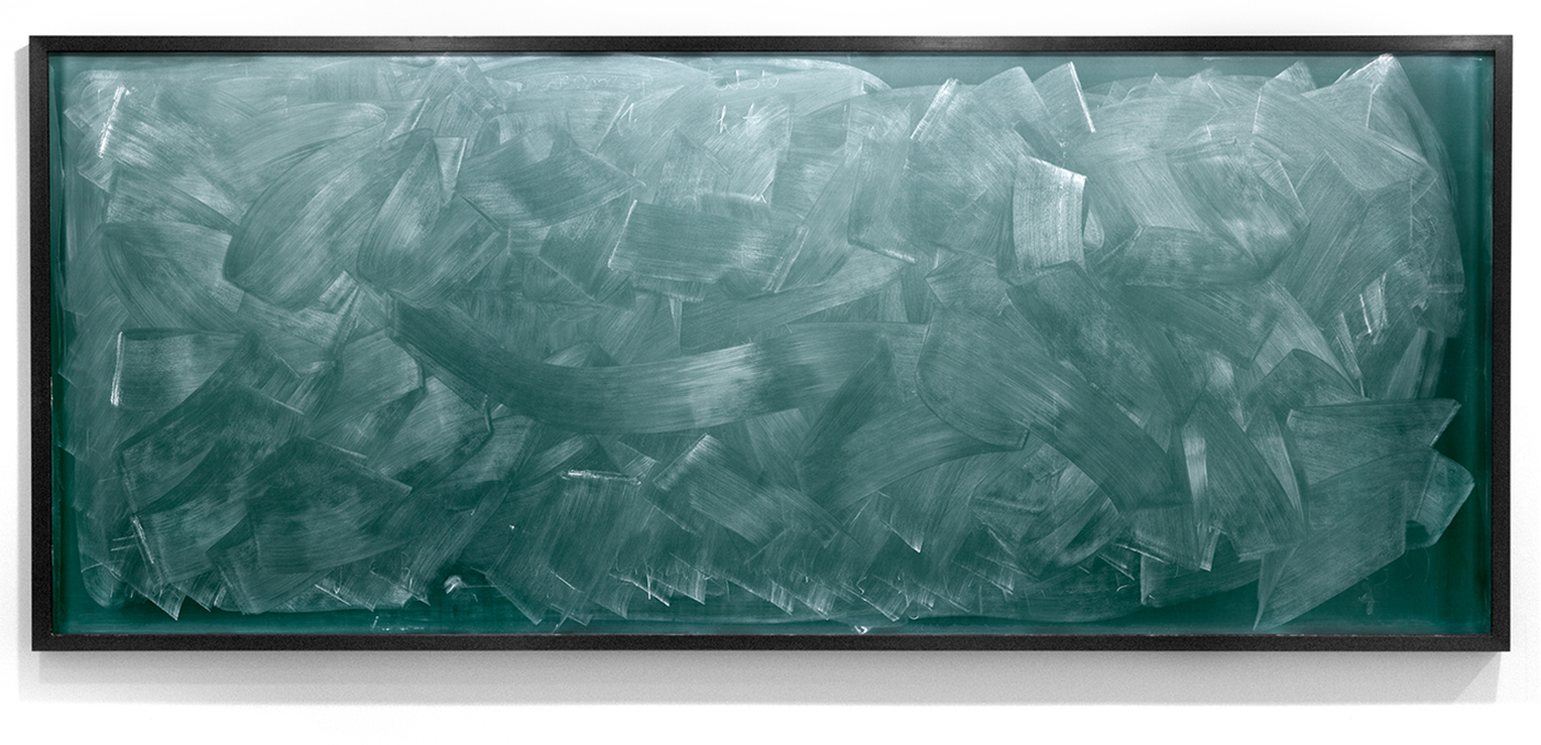 Alejandro Guijarro Momentum — quantum mechanics blackboard at UC Berkeley, 2011